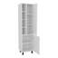 Delta Storage Cabinet, Bathroom, White