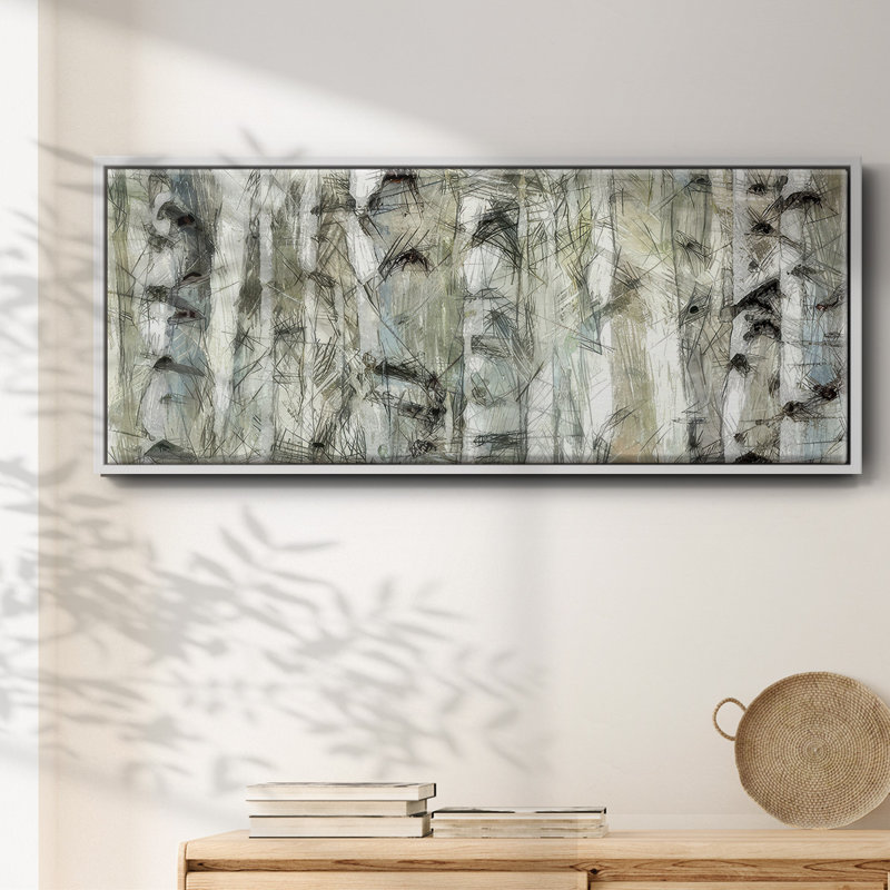 Birch II- Framed Canvas