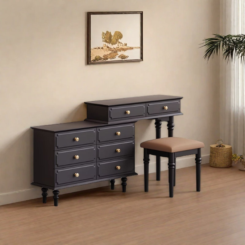 Commode rétractable rétro