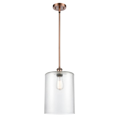 Luminaire suspendu cylindrique à 1 lumière Leilani