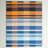 Anjail Flat Weave Wool/Cotton Plaid Rug in Orange/Blue-2136626906