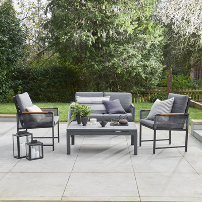 Bousov - Bellmount Two Seater Sofa Set with 3-Way Table