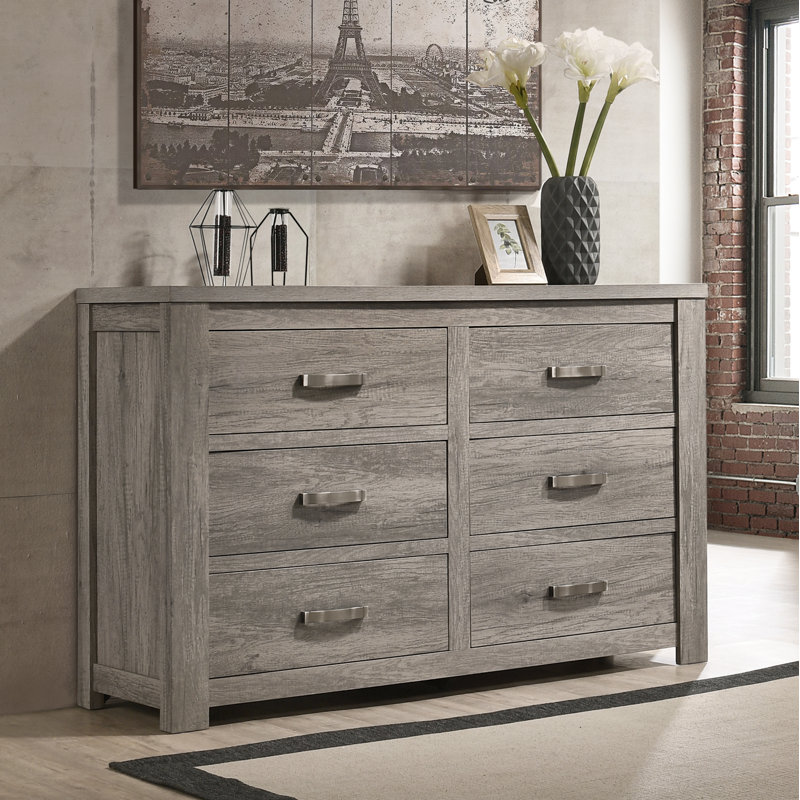 Commode double 6 tiroirs Teme Wood