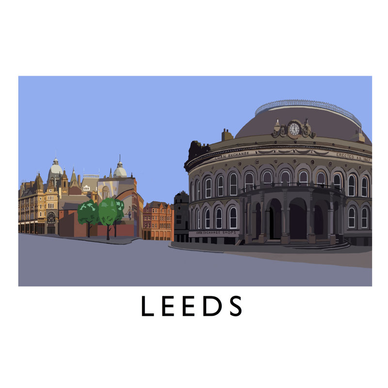 Leeds by Richard O'Neil - Print, No Frame, 30 cm H x 40 cm W x 1 cm D