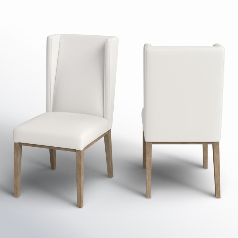 Upholstered Dining Chair, White