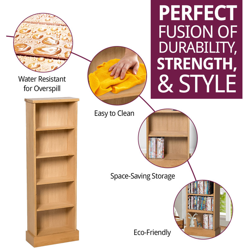 Farris 119cm H Media Shelves