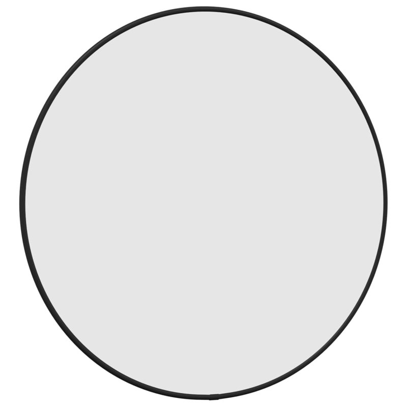 Jenkintown Round Mirror, 50cm x 50cm, Black