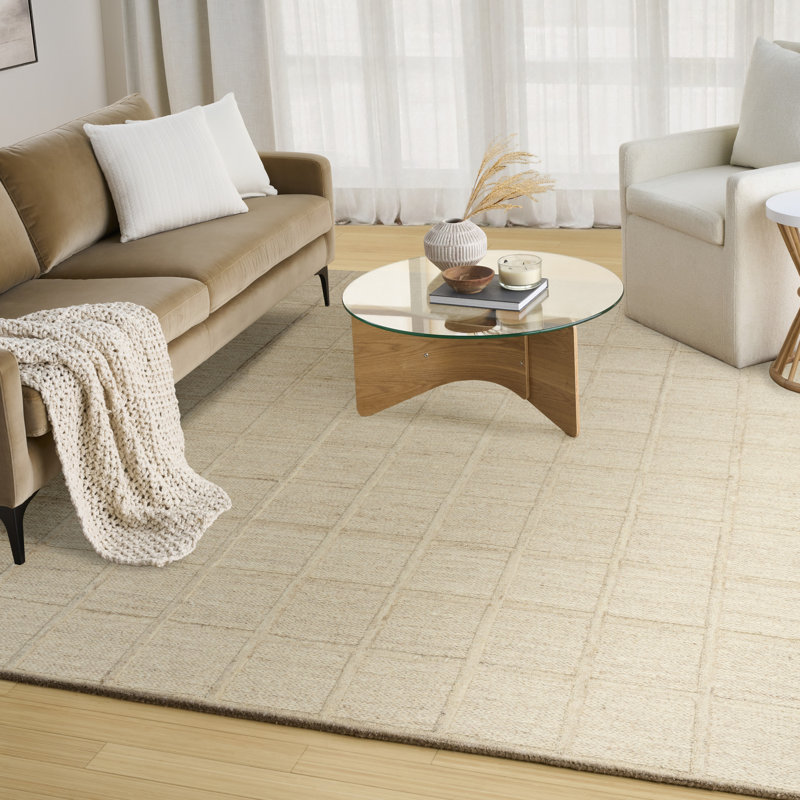 Tapis d'intérieur moderne sable 8 pi 6 po x 11 pi 6 po DKNY, Rectangle 8 pi 6 po x 11 pi 6 po