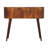 Solid Wood Grove Console Table, 2-Drawers, 2-Storage, Chestnut, Brown, Table