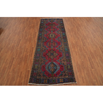 Tapis traditionnel géométrique rétro 5 x 12
