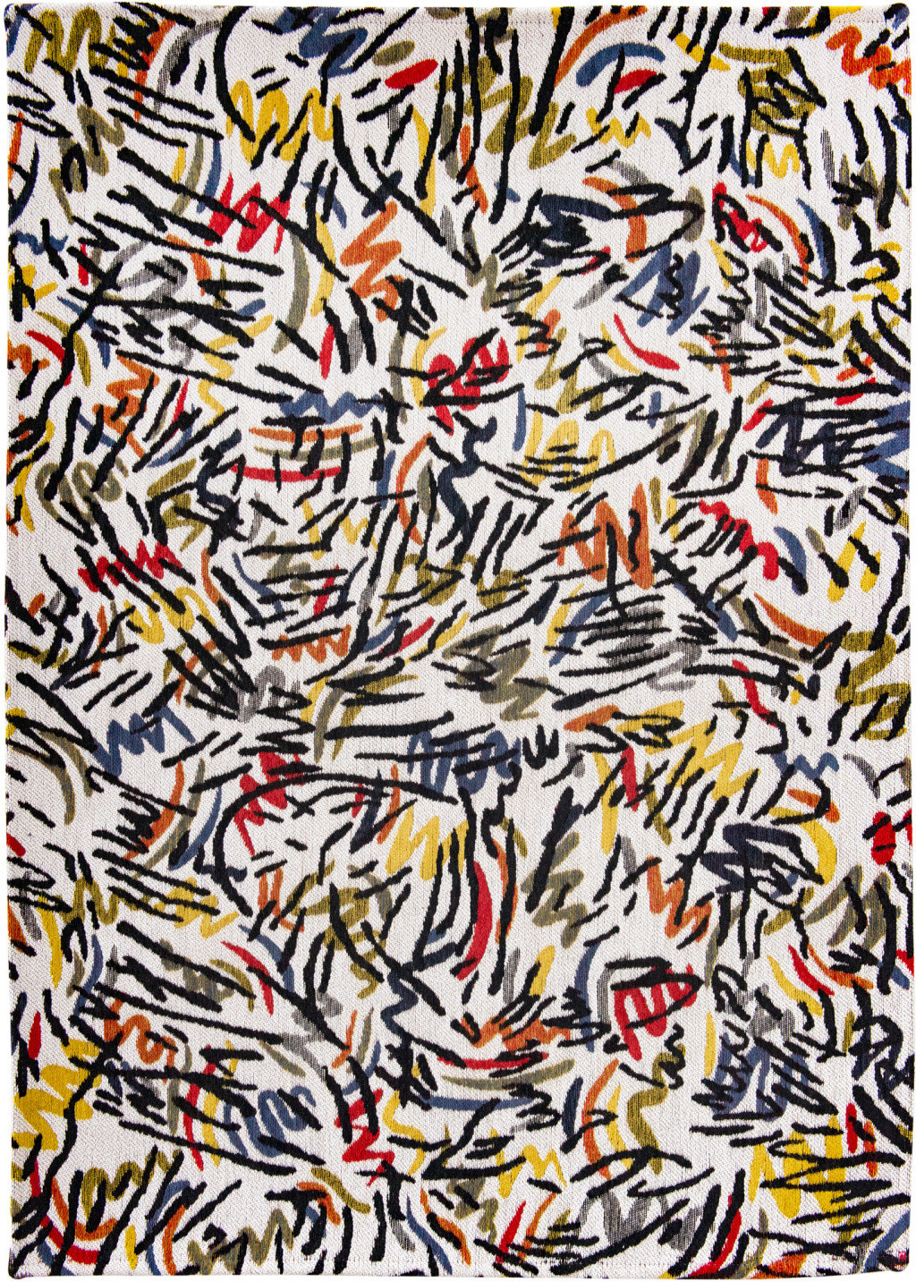 White Abstract Pattern Area Rug HomeRoots 9' X 13' White Abstract Non Skid Area Rug | Wayfair