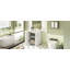 Meuble-lavabo de 30 po avec lavabo en céramique, ensemble de meuble-lavabo autoportant avec tiroir caché, armoire de rangement pour la salle de bain-114497745