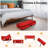 40" Wrapping Paper Storage Organizer with Flexible Partitions and Pockets-1701888959