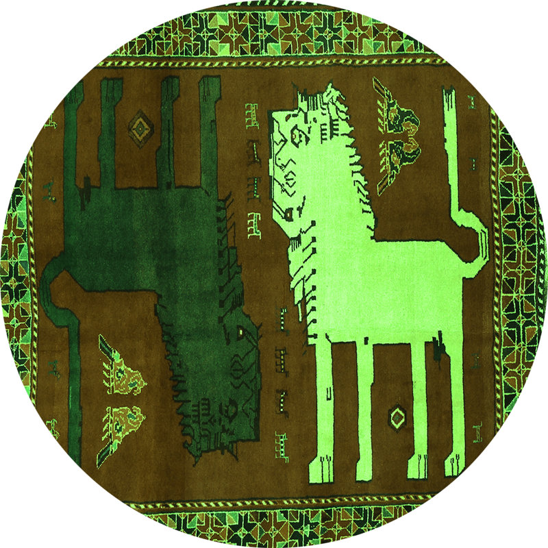 Tapis verts Traditional 621, Rond 8 pi