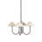 Angelica Marcelle 4 - Light Iron Cone Chandelier