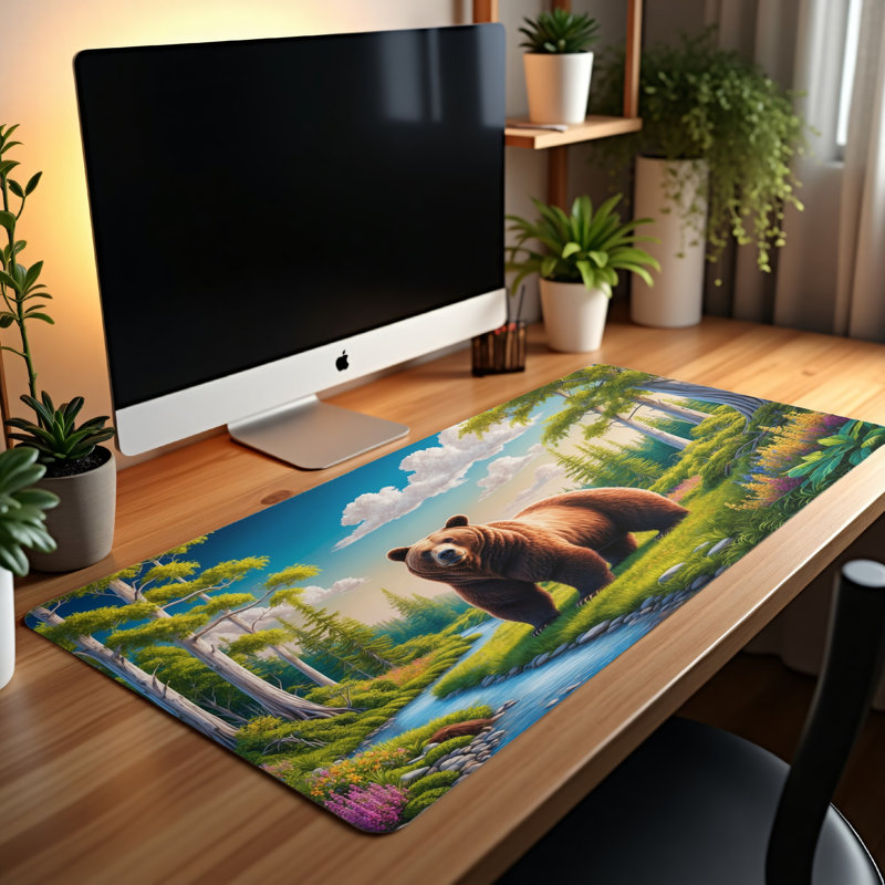 Polyester Desk Pad, 23.6x13.8