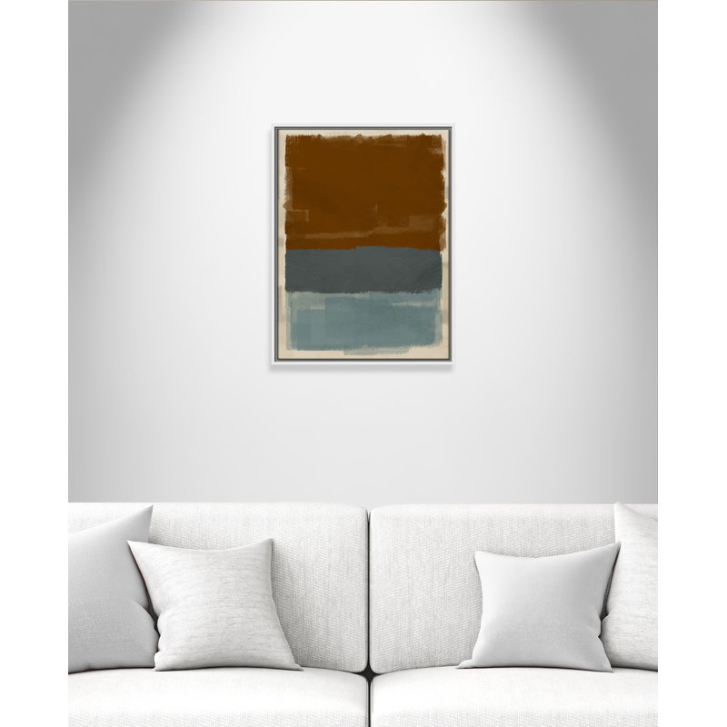 «Turbulent Honesty Print» par Marcus Prime, Flotteur blanc, 19.5' W x 25.5' H