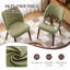 46.5cm H Fabric Upholstered Upholstered Back Side Chair in Light Grey-132716853