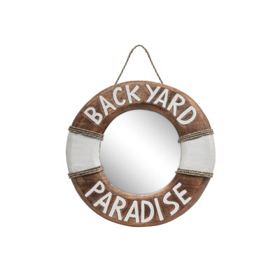 Miroir mural "Backyard Paradise" Svetlana