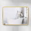 Miroir de salle de bain mural 24 * 36 pouces Gillepsie, miroir de meuble-lavabo, peut être monté verticalement ou horizontalement-1935837158