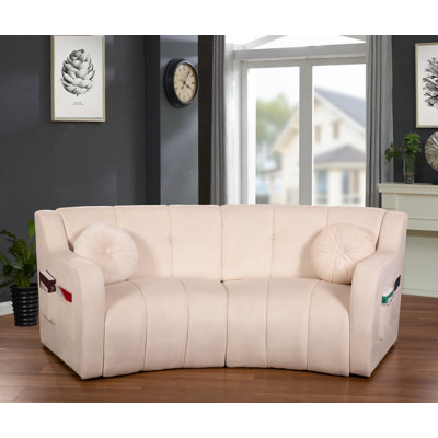 94'' Velvet Sofa