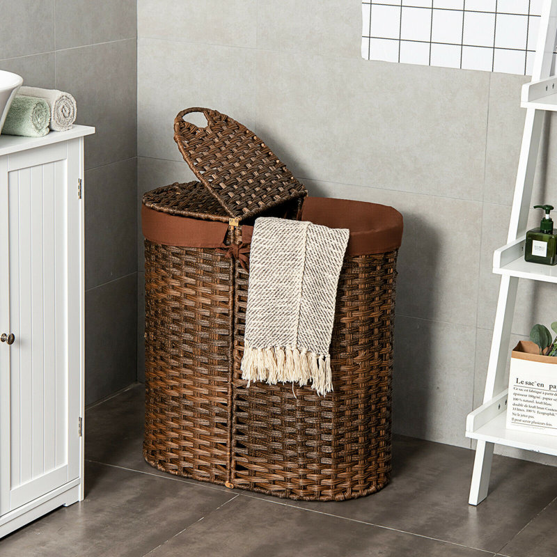 Panier à linge, Brun