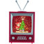 Kurt Adler 8.5-Inch Battery-Operated Rudolph and Santa Musical TV Table Piece
