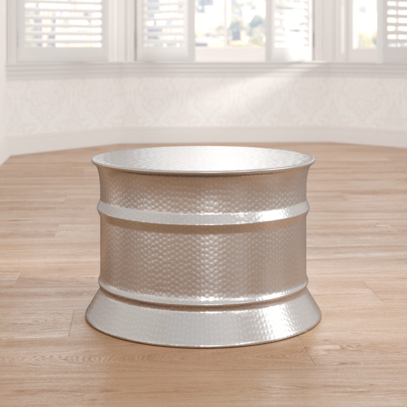Monica Solid Coffee Table, Silver