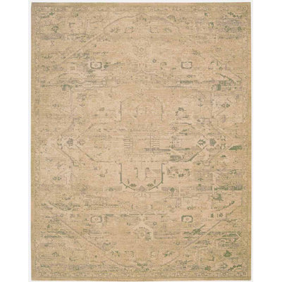 Tapis sable en laine / soie Hummelstown