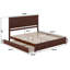 Lit plateforme avec lit gigogne et lit gigogne Darlean-97030902-97030901