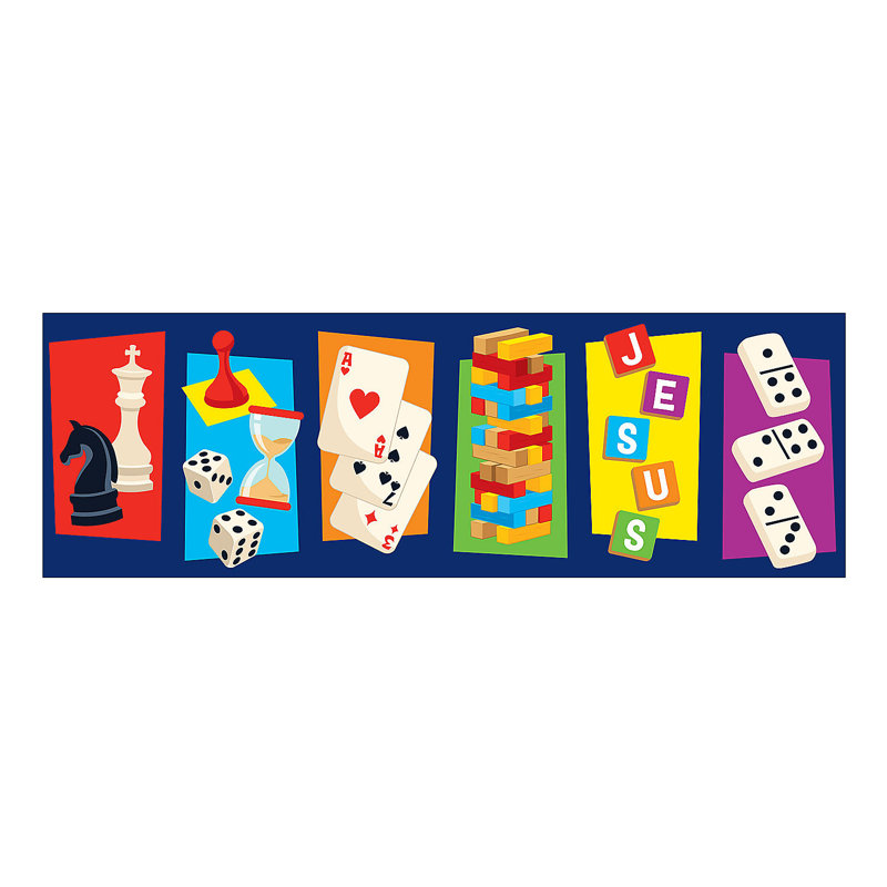 Bannière pour fond de jeu VBS Fun Express - 6 pièces