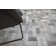 Natural Hide Cowhide Geometric Area Rug in Silver