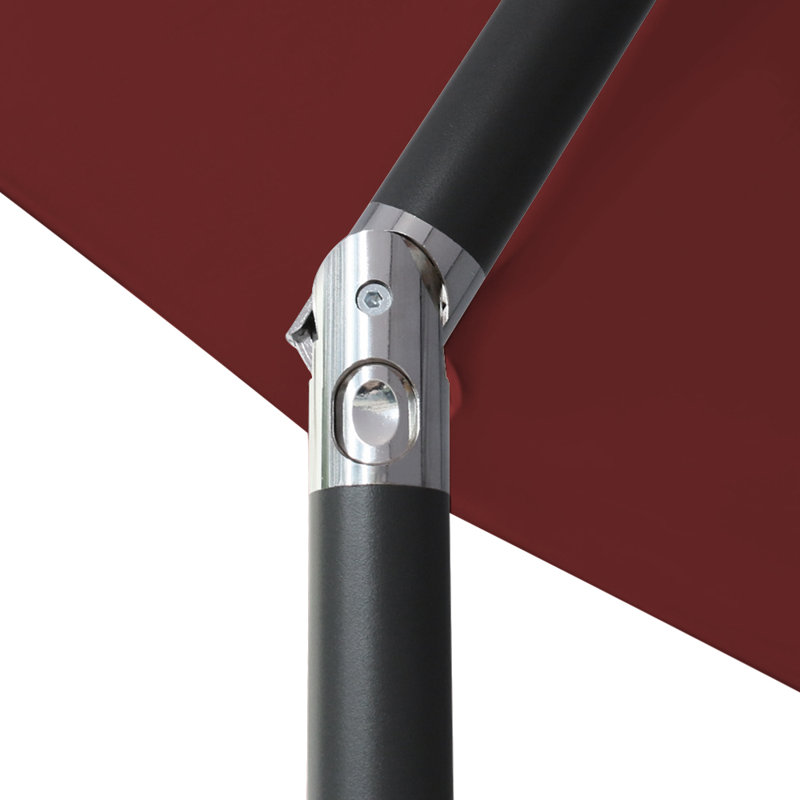 300cm Market Parasol, Wine Red