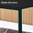 Dining Table for 4-6 Person,47" Rectangular Wooden Dining Table Top and Metal Frame for Home Kitchen Dining Desk