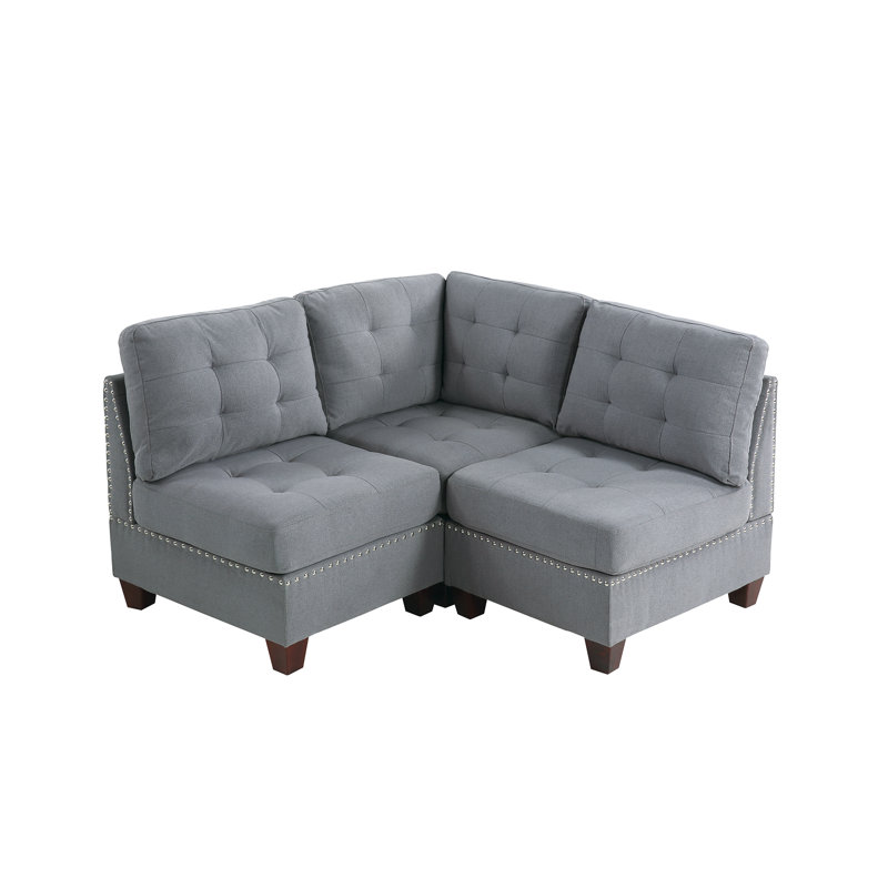 ENSEMBLE MODULAIRE - 3 pièces en gris