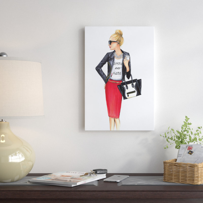« filleiste (blonde) », reproduction d’art sur toile tendue, H 26 po x l 18 po x P 1,5 po
