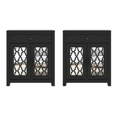 Ensemble de 2 armoires d'appoint Chessani