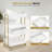 Utility Trolley with Wheels and Drawer, Stylist Rolling Storage Cart-108806122