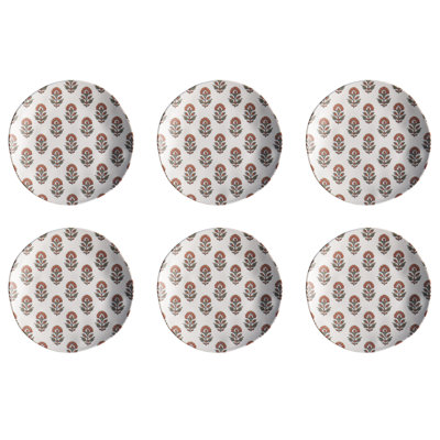Bilboa NewWave Melamine Salad Plate - Cream - 8.5"