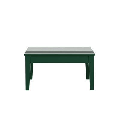 Table basse d'extérieur carrée en PEHD Joubert