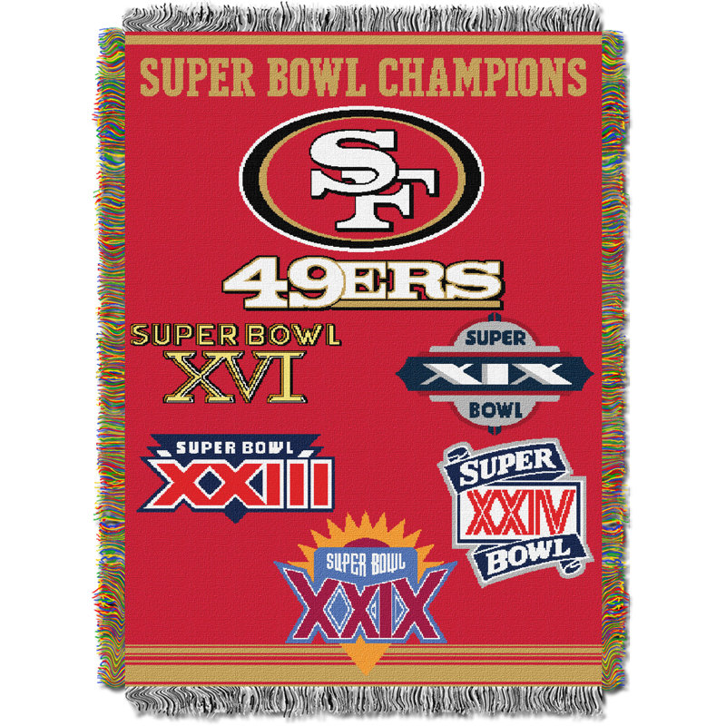 Northwest NFL Throw Blanket, Football Fan Decor, 48x60 Inches