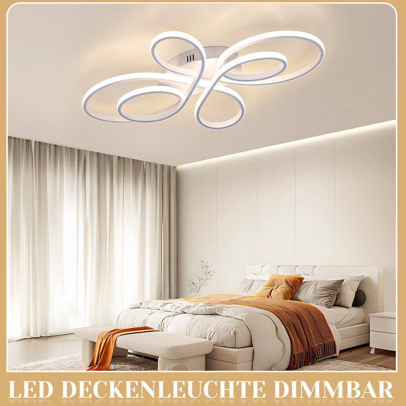 Brithny Silicone LED Flush Mount, White