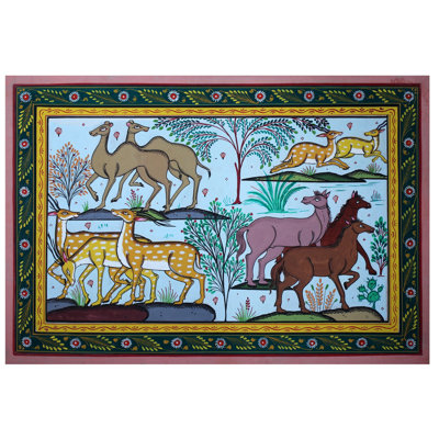 Wildlife Habitat | Paata Painting From Orissa