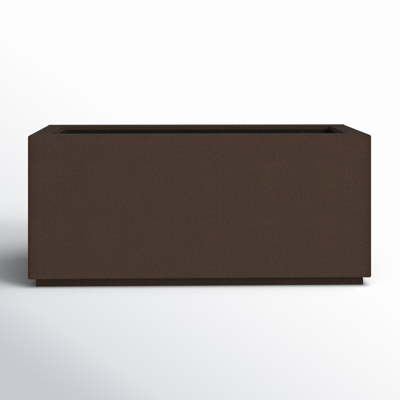 Argentine Trough Planter, Chocolate Brown