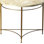 Marlena Shell Demilune Console Table