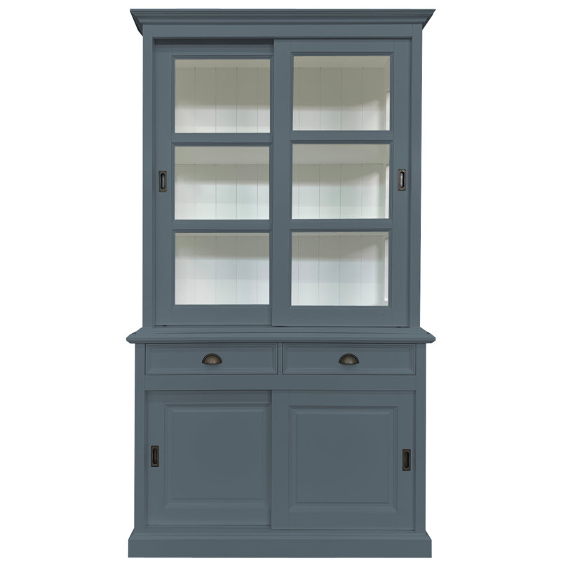 Benjamin-James Display Cabinet, Blue Grey