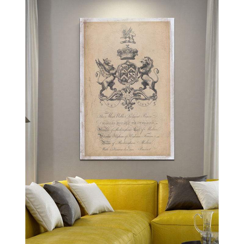 «Peerage of England VI», art textuel, H 48 po x l 32 po x P 1,5 po, Toile tendue