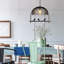 Oswestry 1 - Light Black Dome Pendant