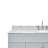 Partham 61'' Single Bathroom Vanity with Carrara Marble Top-94350847