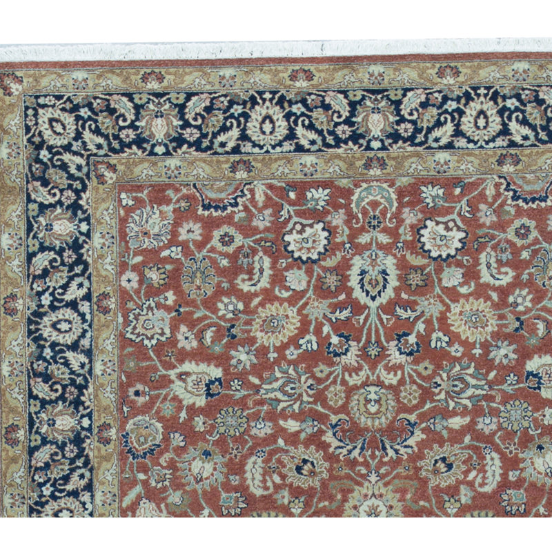 Brookhaven Oriental Area Rug in Rust/Navy